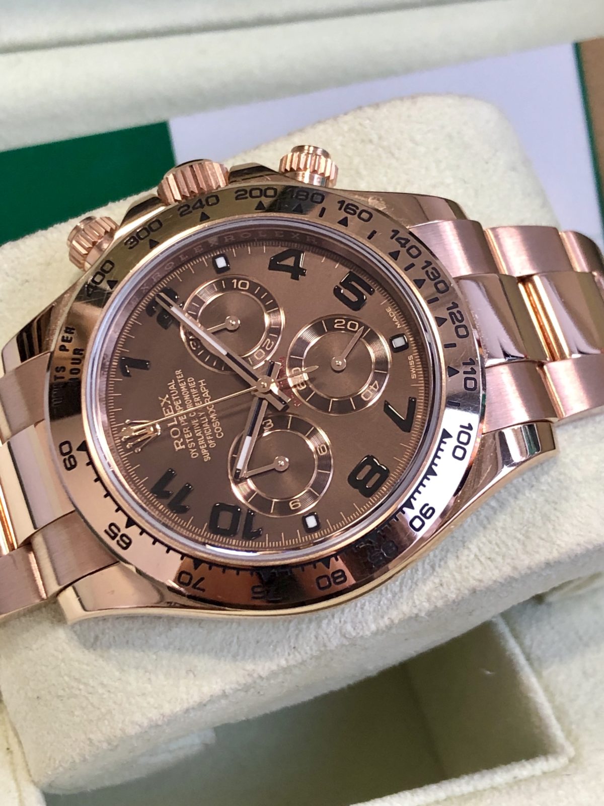 Rolex Daytona 116505 Rose Gold Chocolate Precious Time