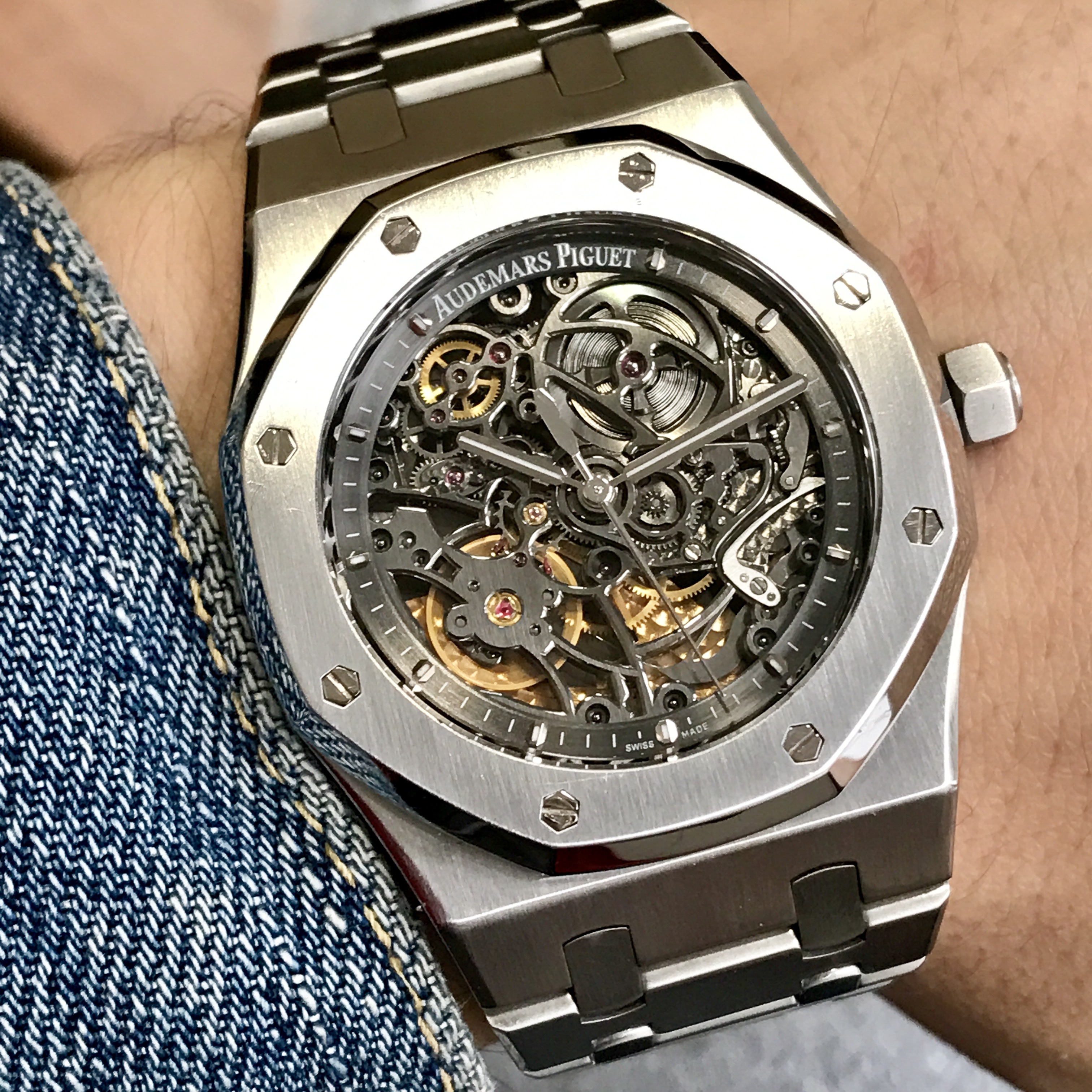 Audemars Piguet Royal Oak 15305ST Openworked Skeleton Watch