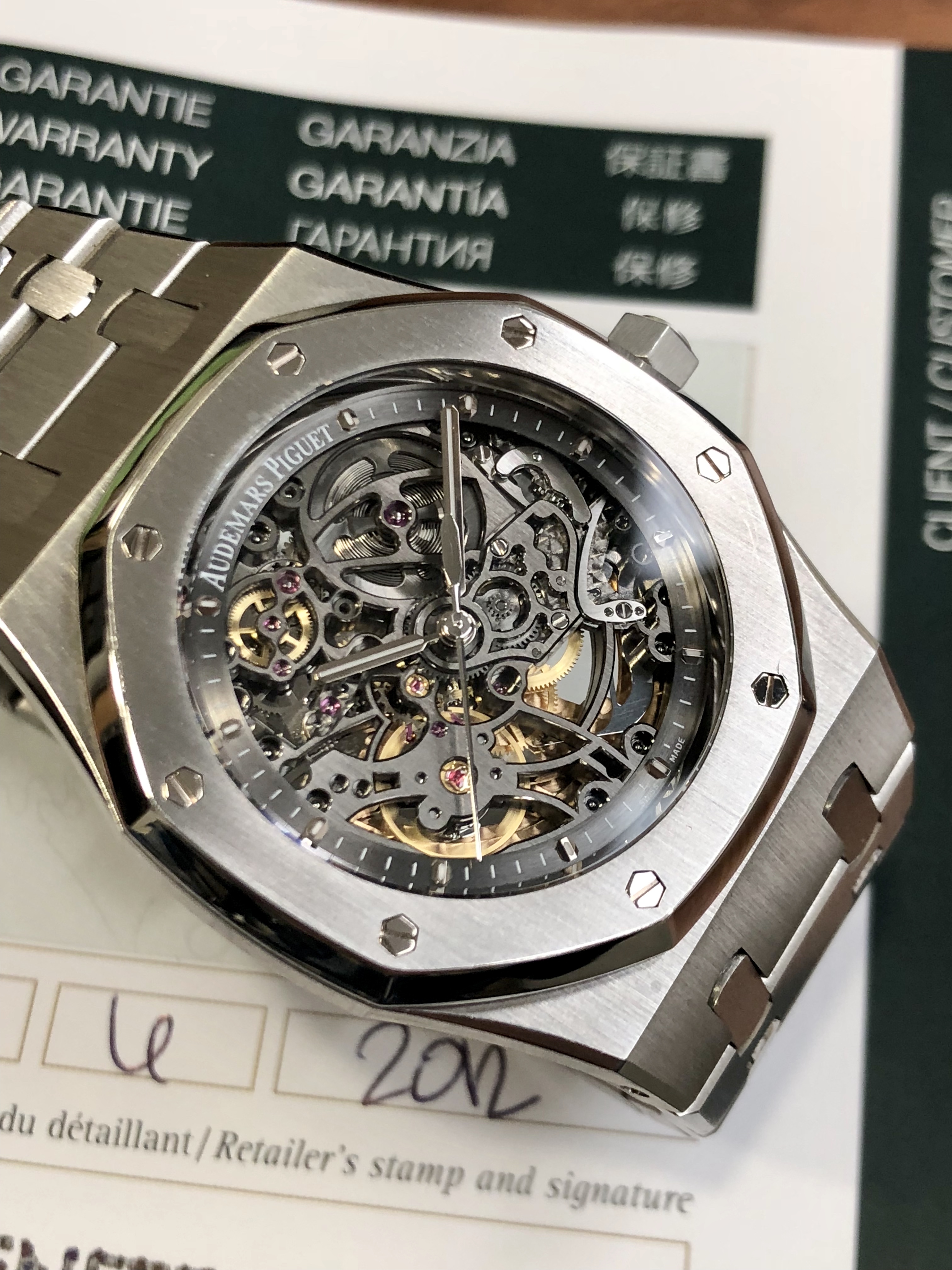 Audemars Piguet Royal Oak 15305ST Openworked Skeleton Watch