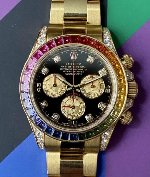 Rolex Daytona Rainbow 116598RBOW With Box & Papers - Precious Time