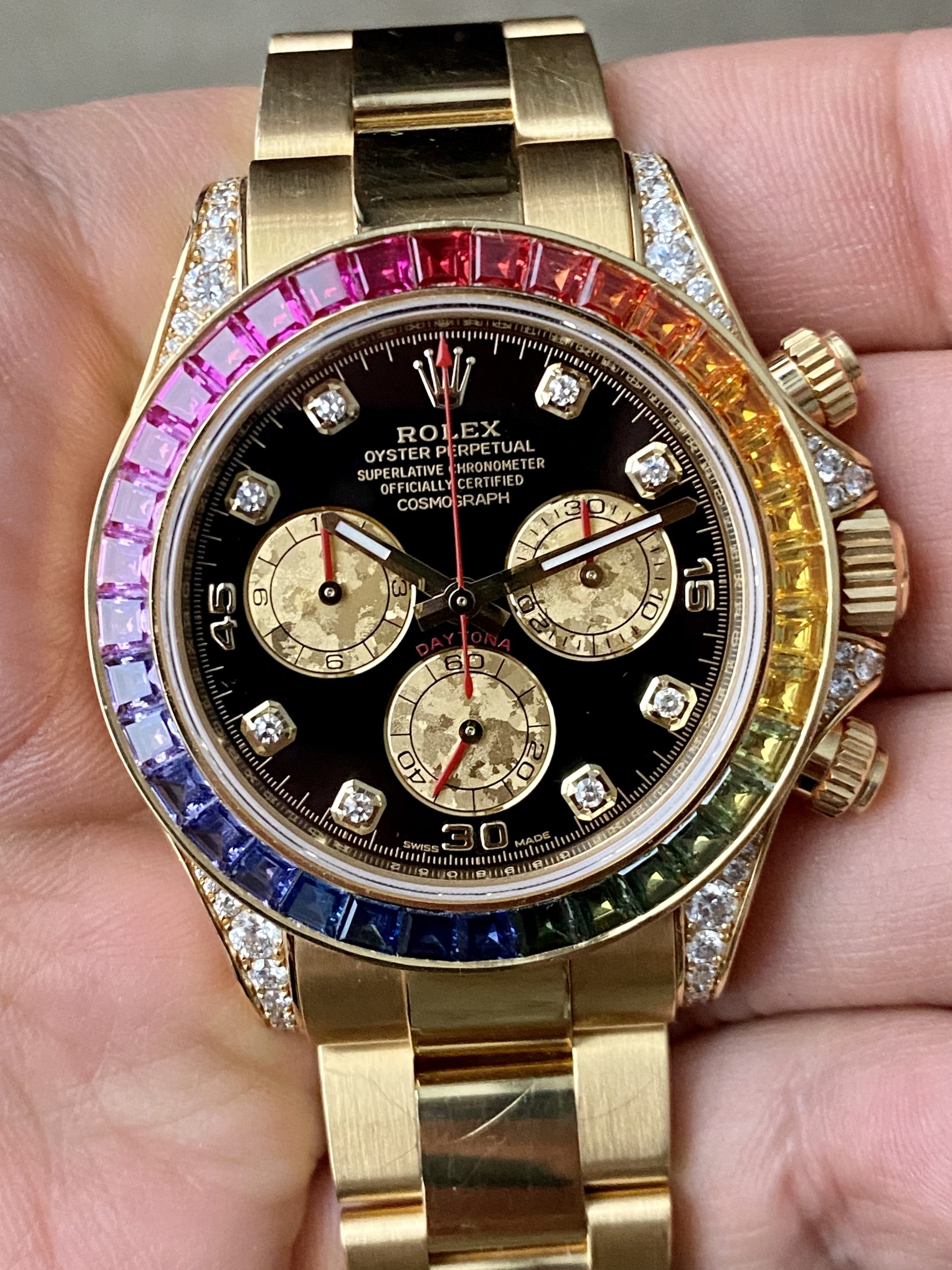Rolex Daytona Rainbow 116598RBOW With Box & Papers - Precious Time